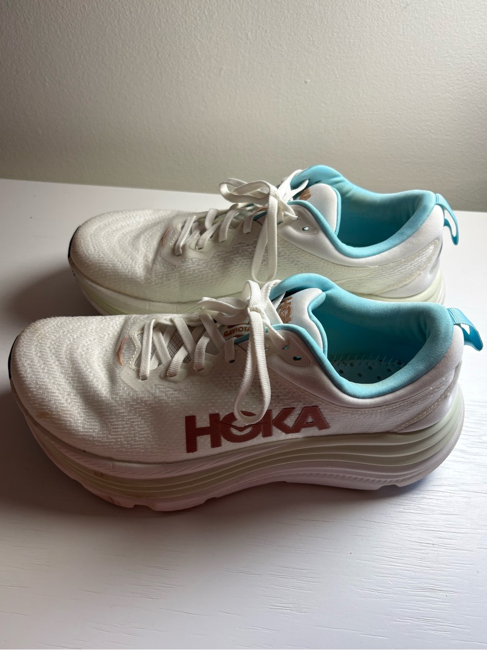 Hoka One One White Running Shoe 10